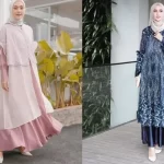 Model Baju Gamis Brokat Modern Dewasa Terbaru